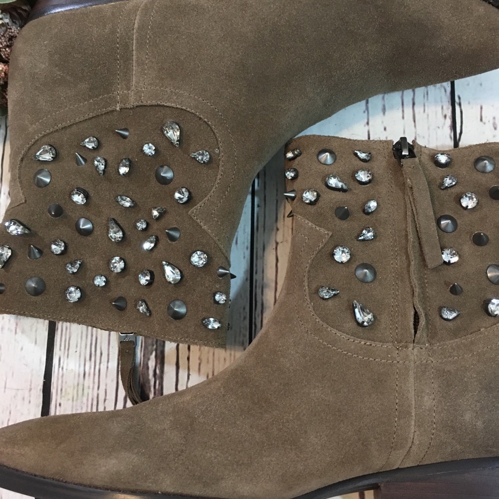 Sam edelman avril studded bling ankle boots nwob - Picture 6 of 8